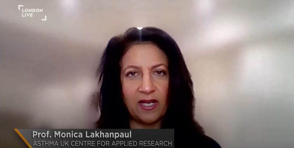 Monica Lakhanpaul on London Live News